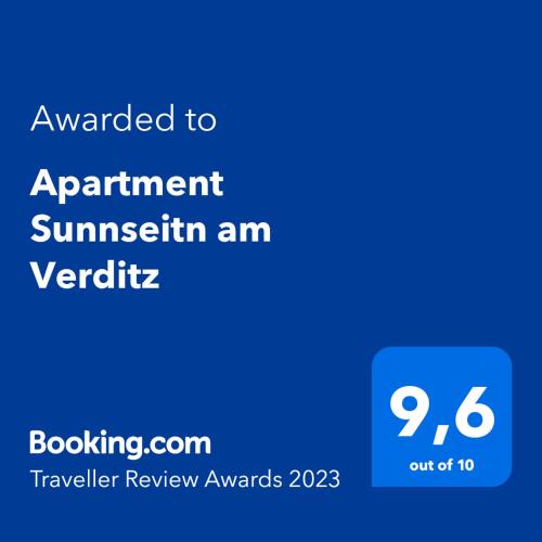 Verditz Apartment | Apartment Sunnseitn am Verditz