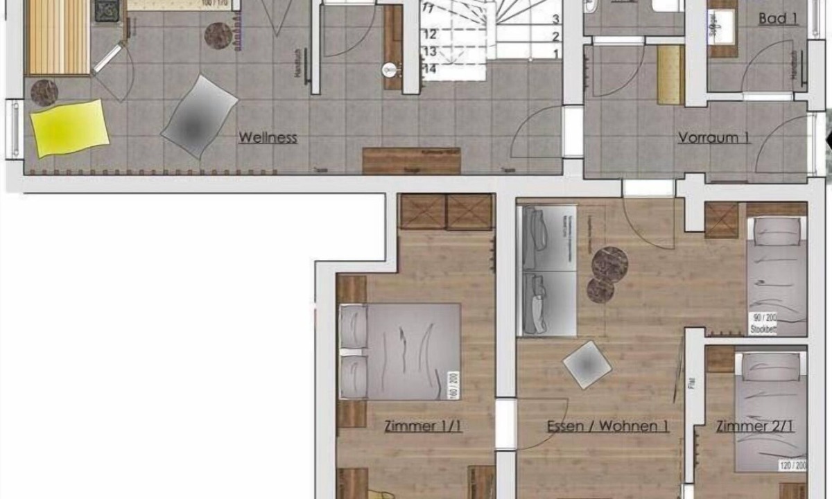 Leogang Apartment | Apartment Top 1 de Luxe 2 floors - Kuckuck Appartements Leogang