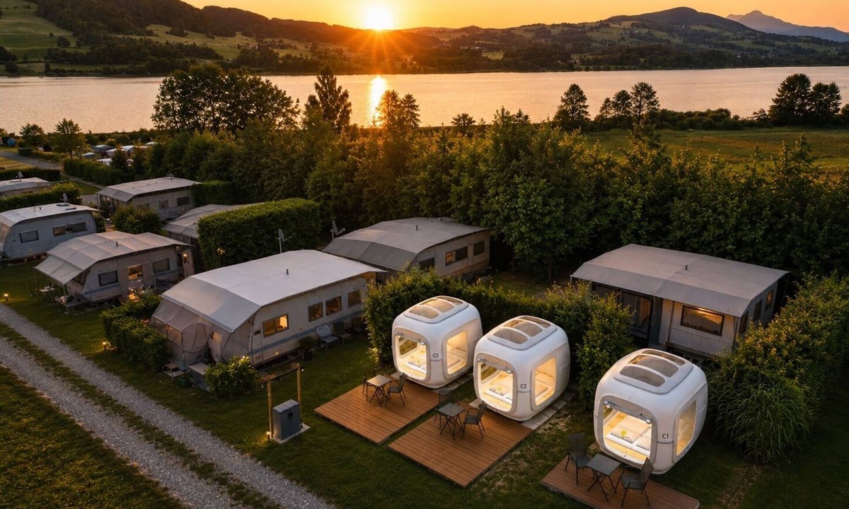 Oberhofen am Irrsee RV Rental | Cubes am Irrsee - Self Check-In