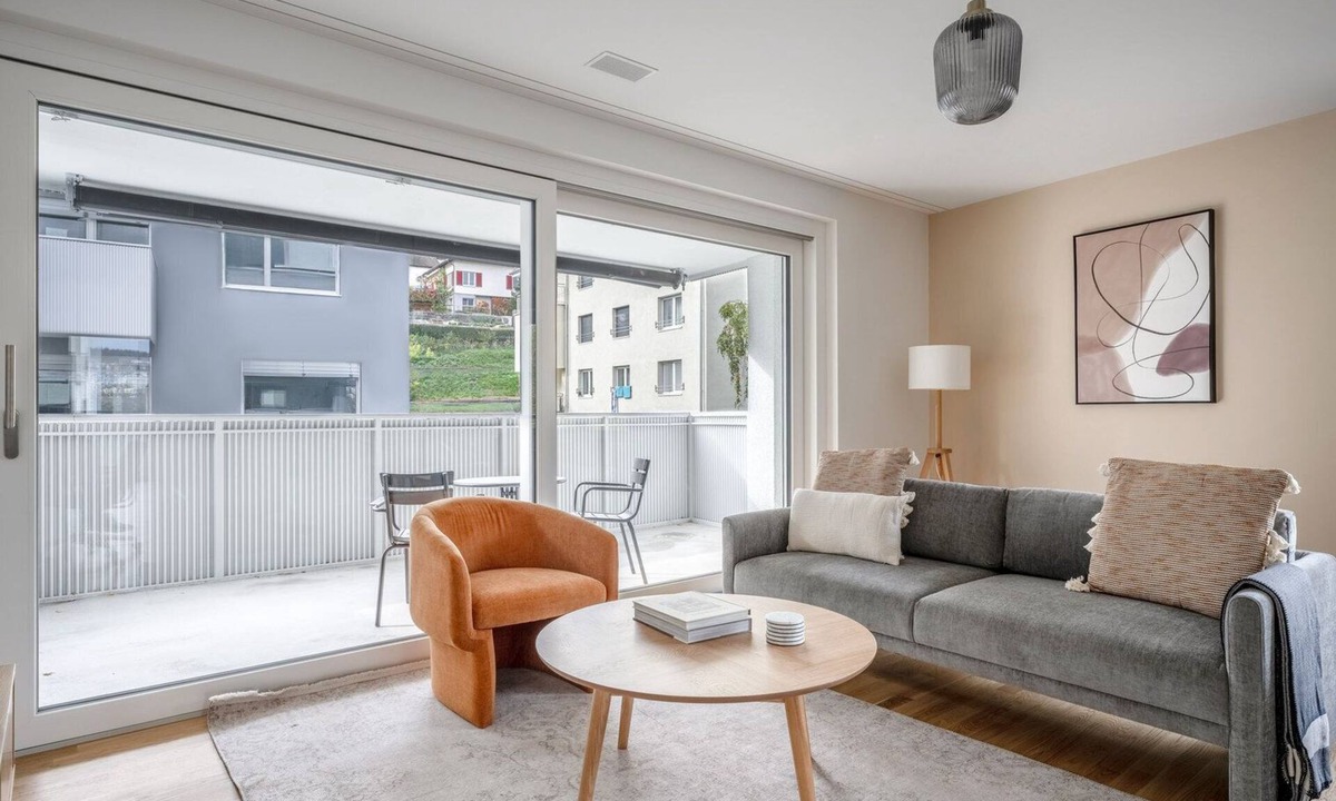 Altstetten Apartment | Hip Altstetten 1BR w/Storage Room & W/D, nr Shops, by Blueground