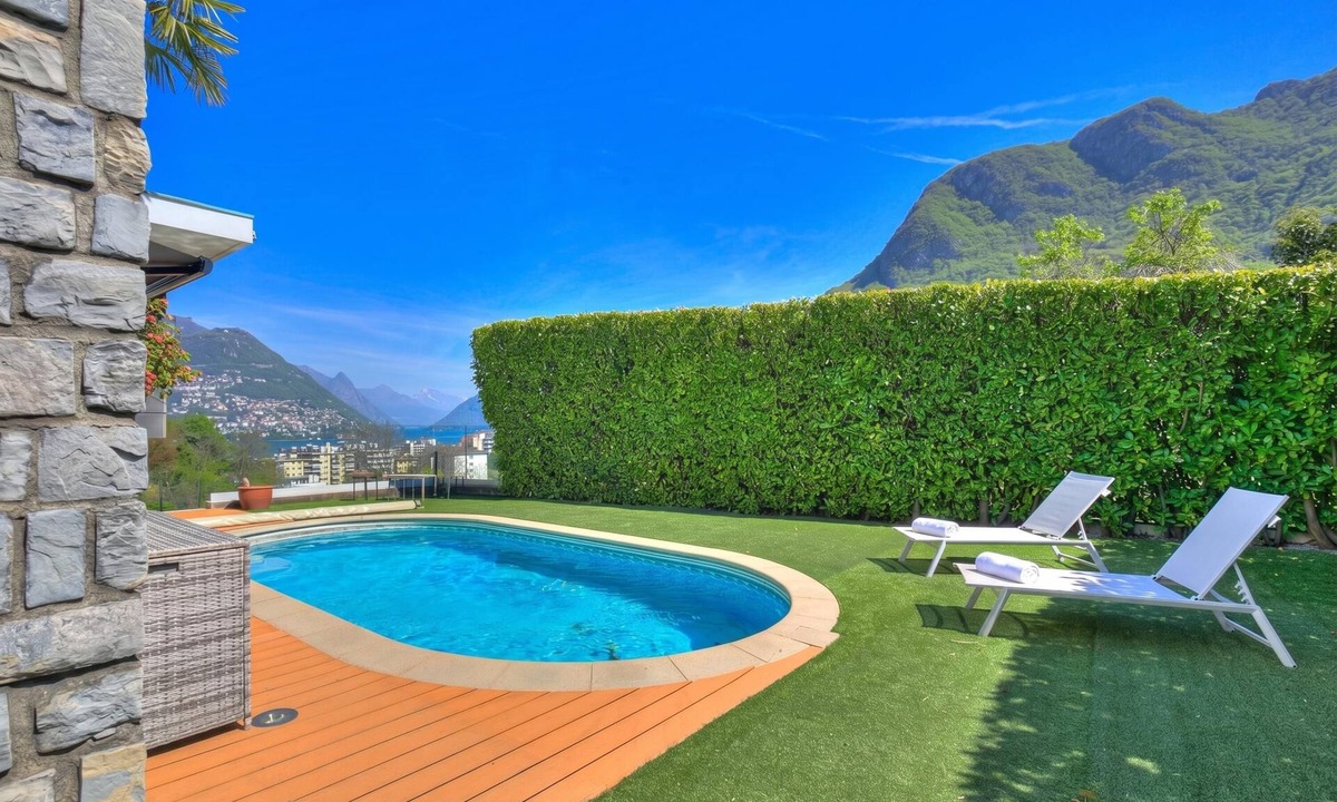 Lugano Villa | Lugano Lake view villa w. private pool, Lugano, Switzerland