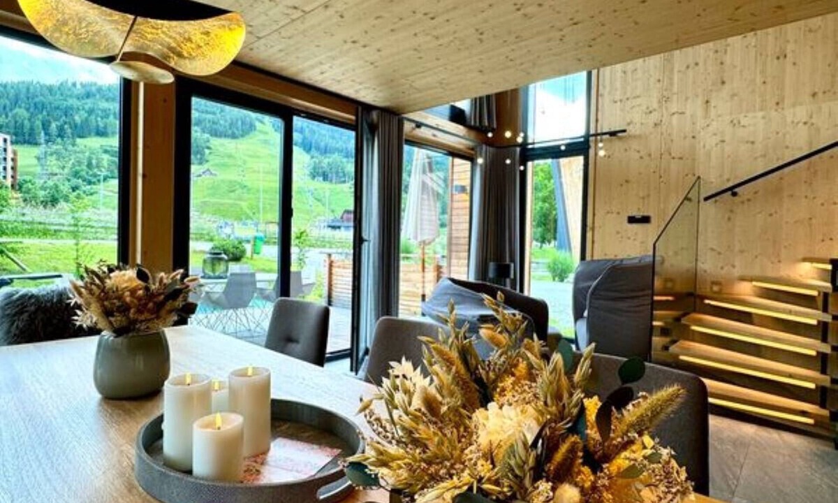 Sankt Lorenzen ob Murau Ski Chalet | Panorama chalet # 8 with sauna & pool