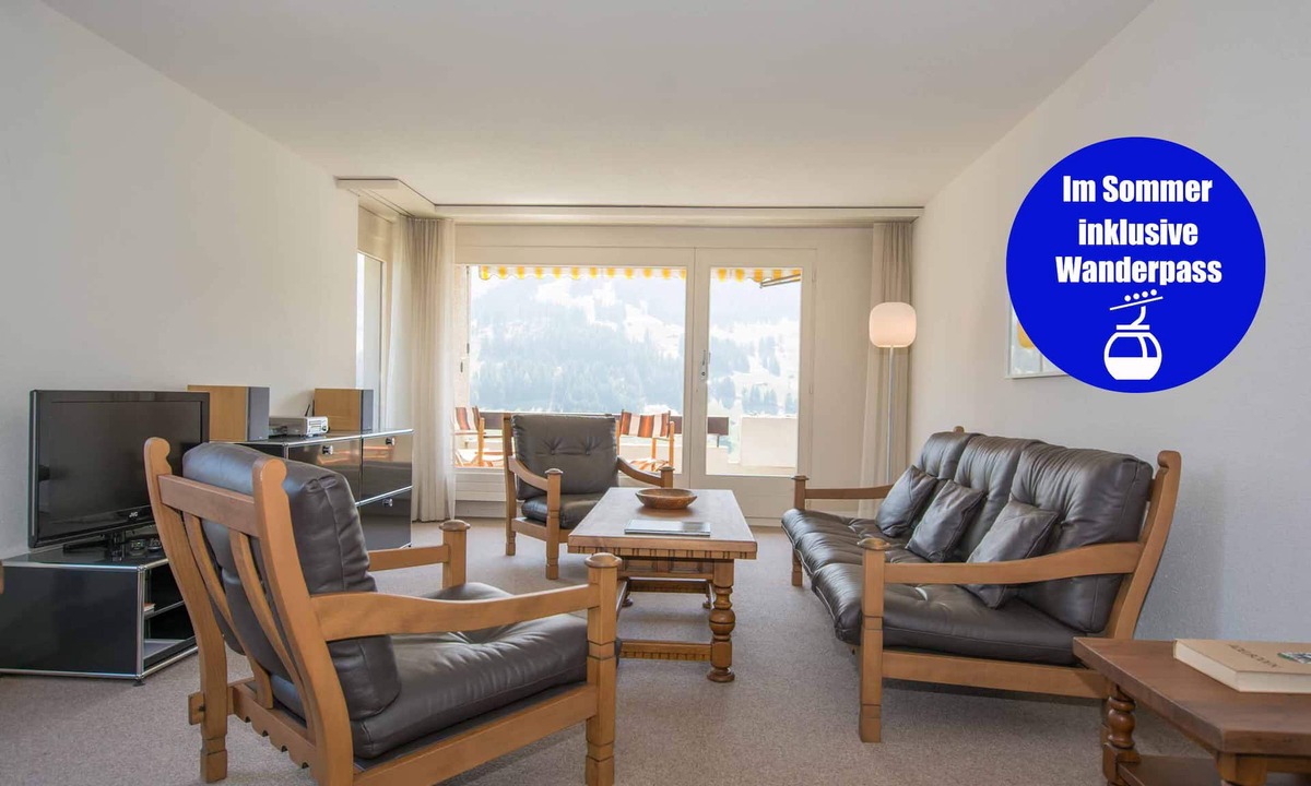 Adelboden Apartment | Vacation apartment near the center, with a wonderful view of the mountains.