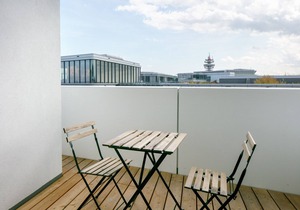 Lovely Wieden 1BR w/Balcony, Gym, Elevator, walk to U-Bahn, by Blueground