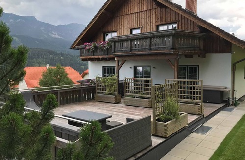 Haus im Ennstal Apartment | An apartment with balcony Bedroom 1 - Apparthaus Sonnenberg