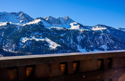 Fontanella Apartment | Apartment 'Hus Obergrecht' with Mountain View, Balcony and Wi-Fi