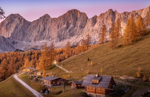 Schildlehen Cabin | Brandhof Chalets am Berg - cozy hut/1 bedroom/shower, WC