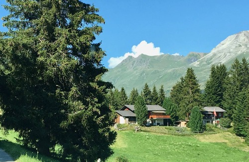 Vaz-Obervaz Apartment | Cozy 2 BR 1½ BA Apartment in a Chalet in the Swiss Alps with unobstructed views