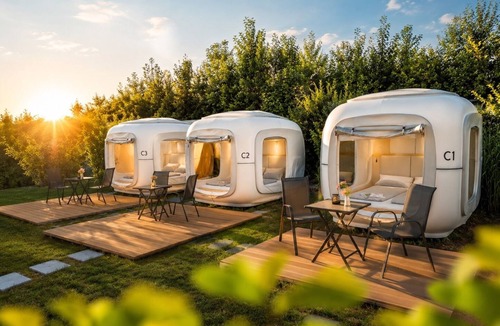 Oberhofen am Irrsee RV Rental | Cubes am Irrsee - Self Check-In