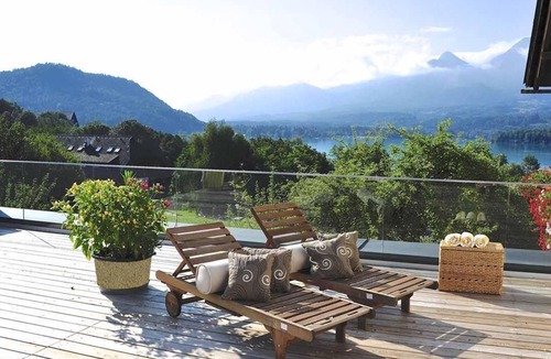 Drobollach am Faakersee House | F Appartement, Terrasse und Seeblick - Biohof Naturzeit Faaker See