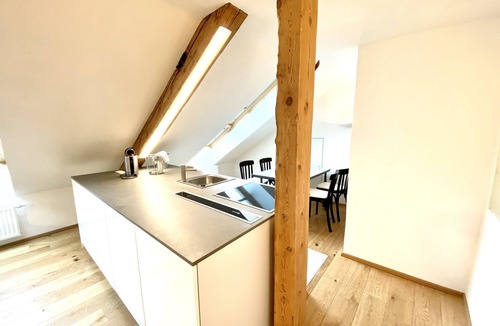Telfes im Stubai Apartment | Modern loft for 2-4 persons, SWIMMING POOL in the garden, pets allowed