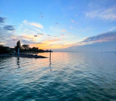 Guettingen Apartment | Modernes Studio am Bodensee mit Parkplatz