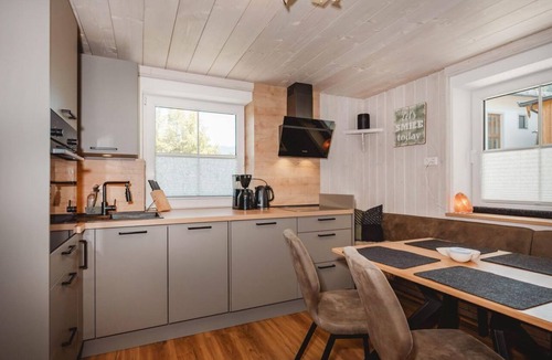 Rain Apartment | Pletzenauer Vacation Rental - Apartment/Living Room/Kitchen/2 Bedrooms/Shower, Toilet