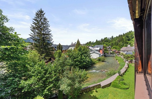 Bad Aussee Apartment | Riverview Apartment | Kitchen | Parking | Loggia