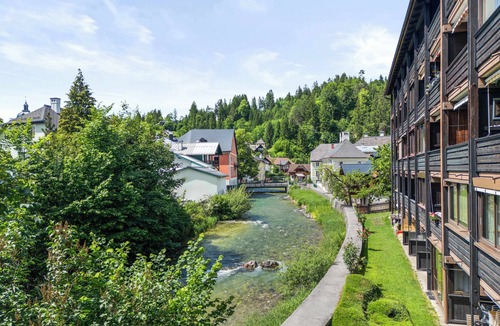 Bad Aussee Apartment | Riverview Apartment | Kitchen | Parking | Loggia