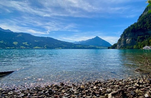 Sundlauenen Apartment | Romantic Alpine Farmhouse with Superview of Lake Near Interlaken