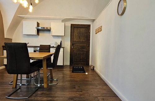 Treffen Apartment | The kitchen: 4-persoonsappartement op een boerderijsetting