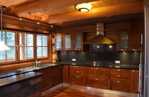 Untertschern House | Unique designer log house "Chalet Caprea"