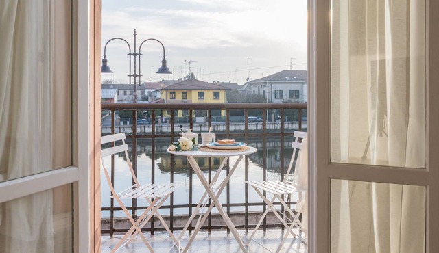 Apartment with balcony on the Po river in Codigoro