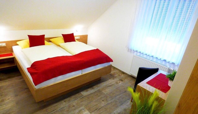 Balcony apartment with two separate bedrooms
