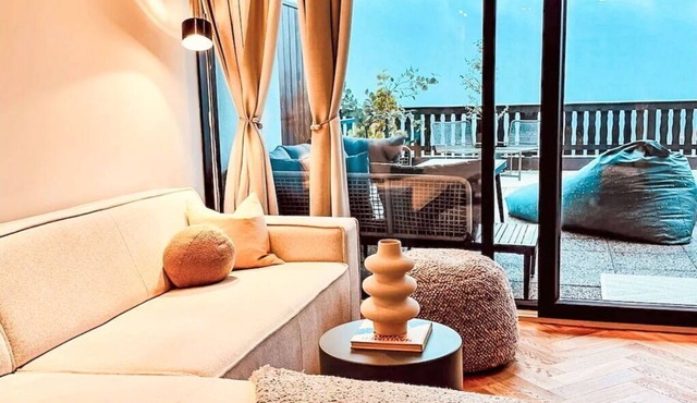 Beautiful apartment for 2 guests with WIFI, TV, terrace and pets allowed