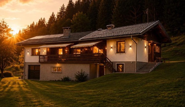 Bergpanorama-Hütte in Alleinlage
