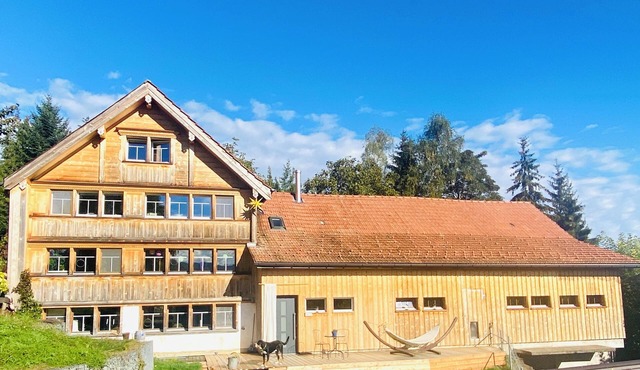 Farmhouse in secluded location for 10 people with hot tub & dogs welcome in Herisau
