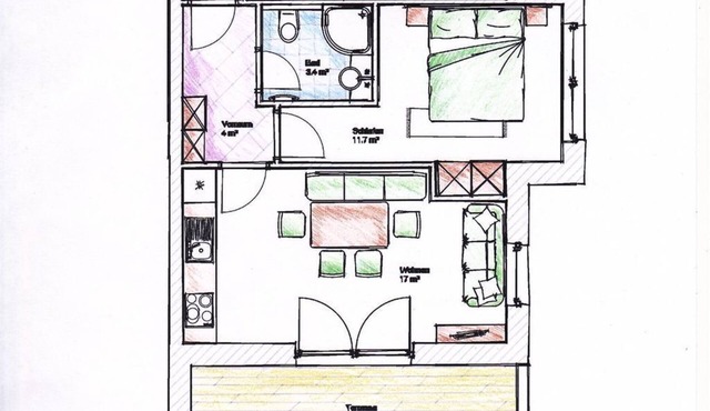 Fewo A - Alpenappartements Fritzenwallner