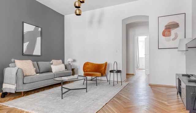 Historic Margareten 2BR w/Elevator & Balcony, nr Ctrl Stn, by Blueground