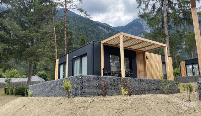Modern chalet in Presseggen with terrace