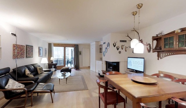 Nice and quiet 3-room apartment on the raised ground floor (no direct access to in Sils/Segl Maria