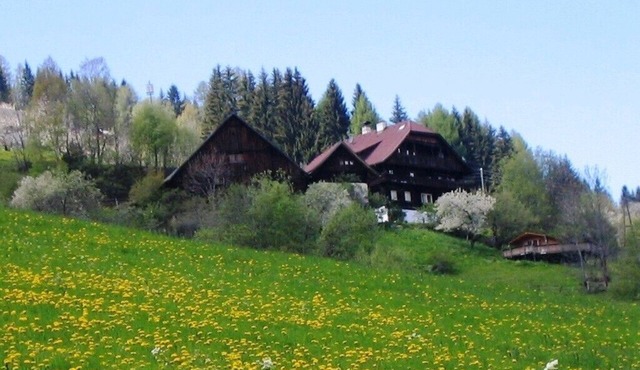 Old farmhouse at 1,100 m altitude between Katschberg and Lake Millstätter See.