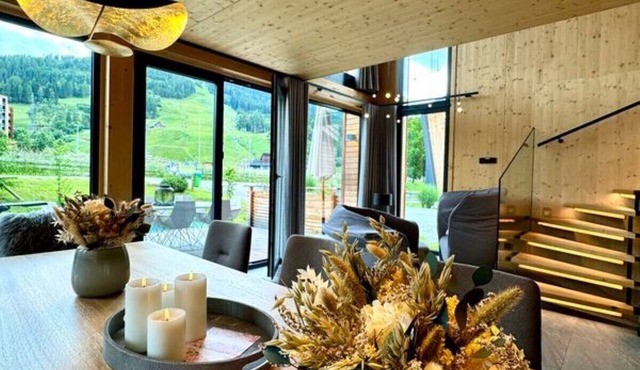 Panorama chalet # 8 with sauna & pool
