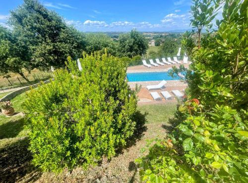 Pool and Jacuzzi - Charming villa in Umbria in Montefiascone