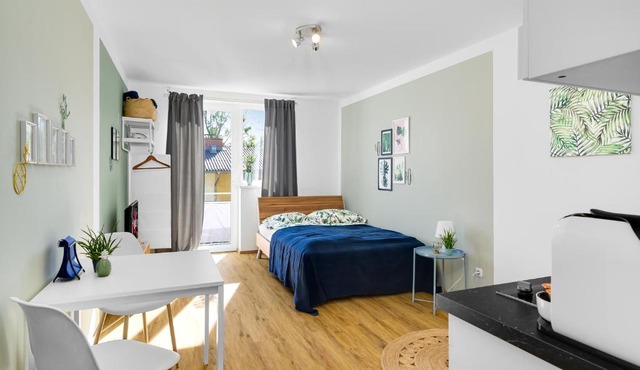 Ruhige Oase in der Nähe von Parkanlage und Krankenhaus