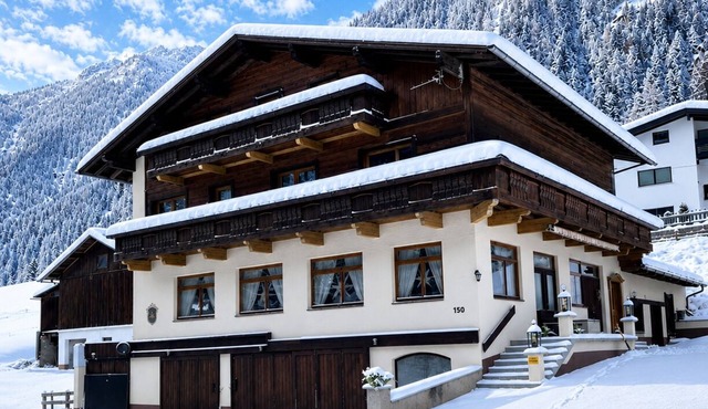 Rustic Pitztal alpine house by the stream with large balcony and garage