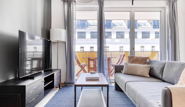 Sunny Brigittenau 1BR w/Elevator & Storage, nr Augarten, by Blueground