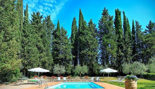 Villa Cherubina: A splendid seventeenth-century three-story villa located on top of a small hill, with Free WI-FI. in Poggibonsi