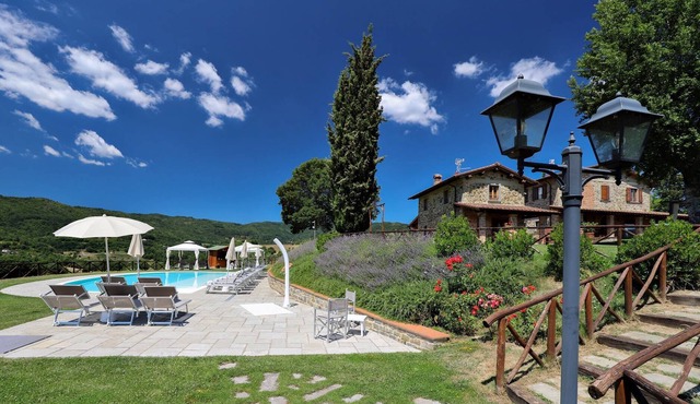 VILLA ROMENA - Splendid stone Villa near Arezzo up to 22 people in Castel San Niccolò