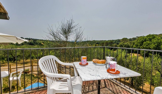 Wonderful private villa for 4 guests with WIFI, TV, patio, pets allowed and panoramic view in Scandicci