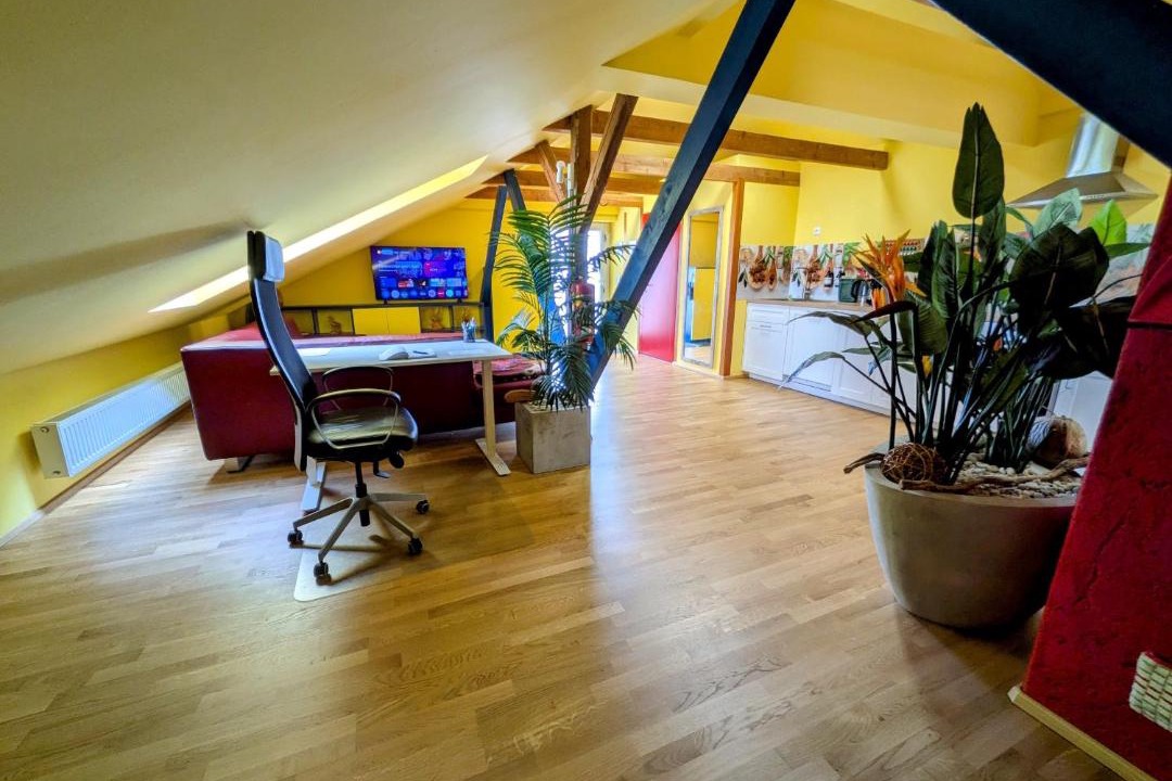 Prebuch Apartment | Anton's bunte Welt (100 m², Parkplatz, Garten und viel mehr)