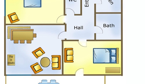 Classic Apartment, 3 Bedrooms (4-6)