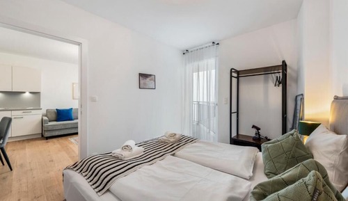 Superior Apartment, Balcony, Courtyard View