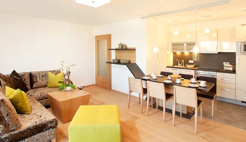 Premium Apartment, 2 Bedrooms, Kitchen, Mountain View