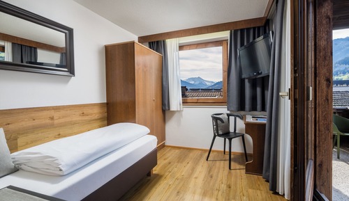 Alpine Single Room, Balcony, Mountain View