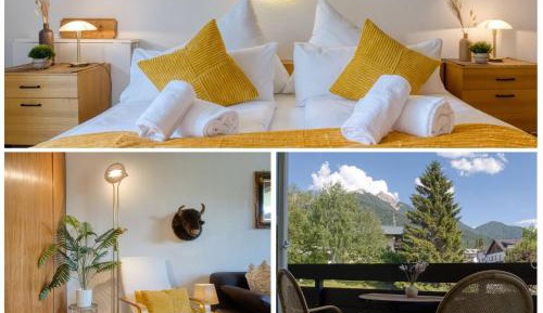 One-Bedroom Apartment with Balcony and Mountain View  