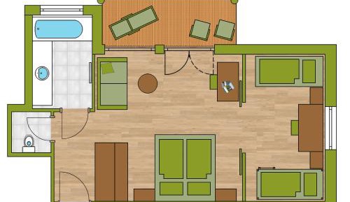 Family Room with Balcony