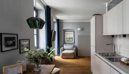Large Studio with Kitchen, Balcony and Sofa Bed
