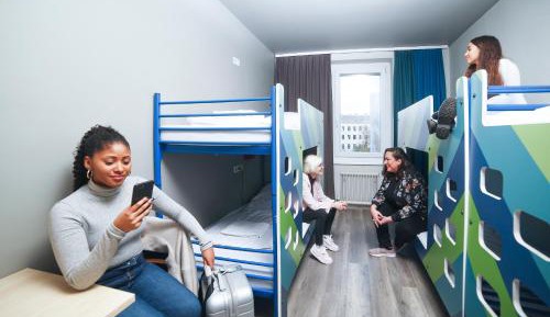 Bed in 4-Bed Female Dormitory Room