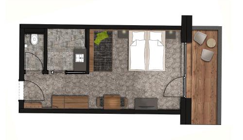 Premium Double Room with Balcony